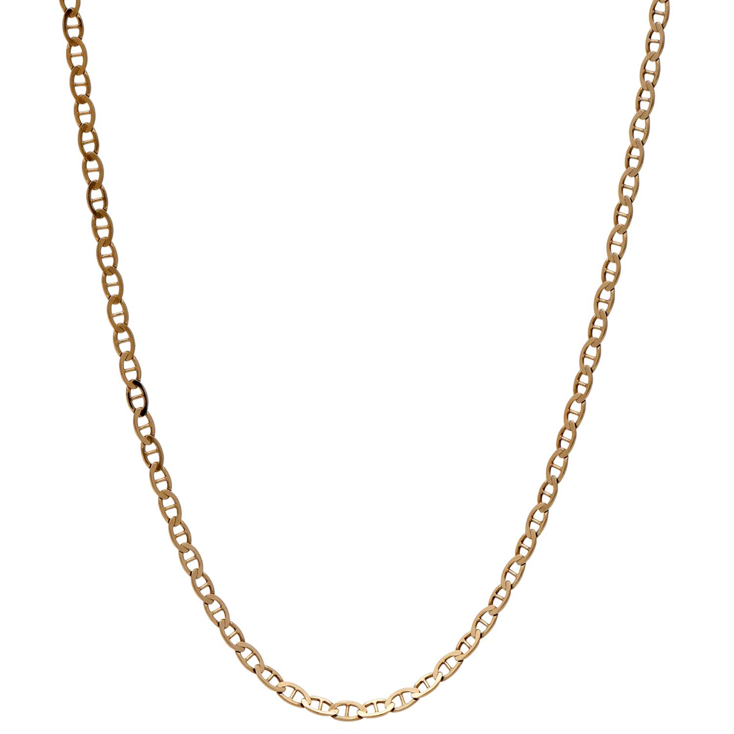 14KY Italian Anchor Chain Necklace-1