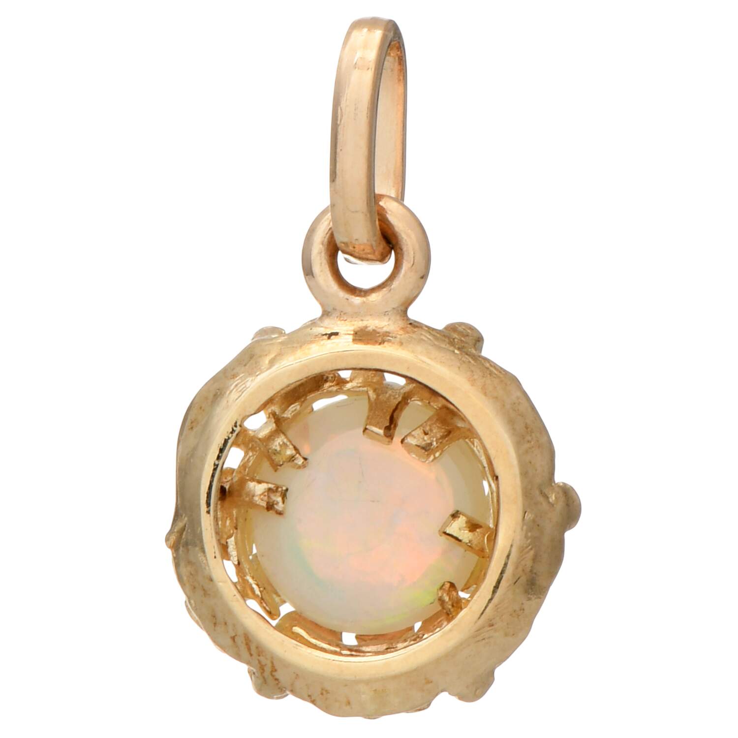 9KY Vintage Crystal Opal(1.05) Pendant-2