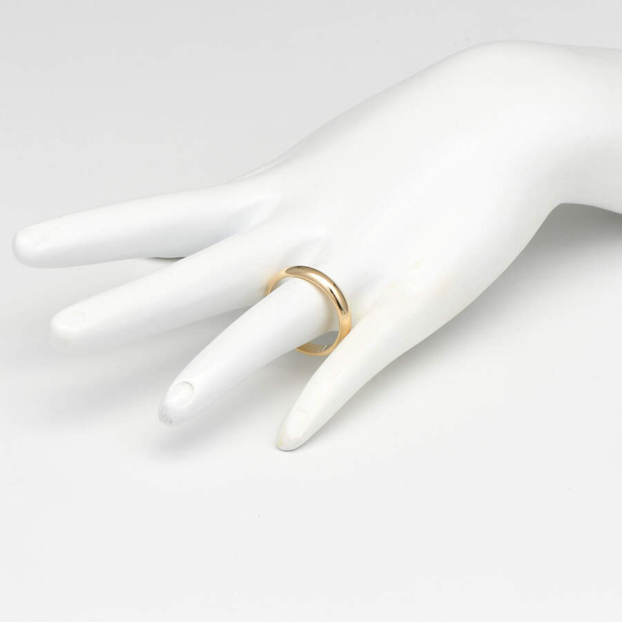 14KY Polished Comfort Fit Band Ring-4