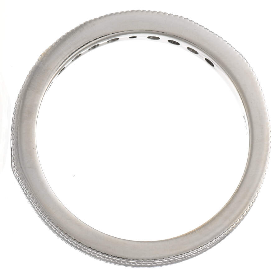 14KW Black & White Diamond(0.39) Band Ring-4