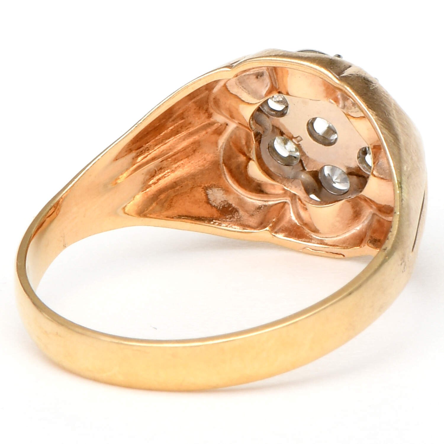 14KY Diamond(0.50) Cluster Ring-2
