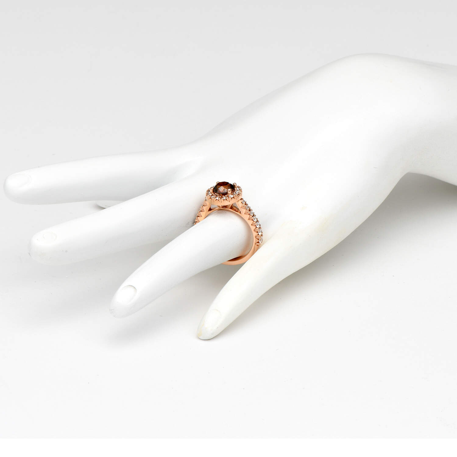 14KR Treated Diamond(1.86) Halo Ring-5