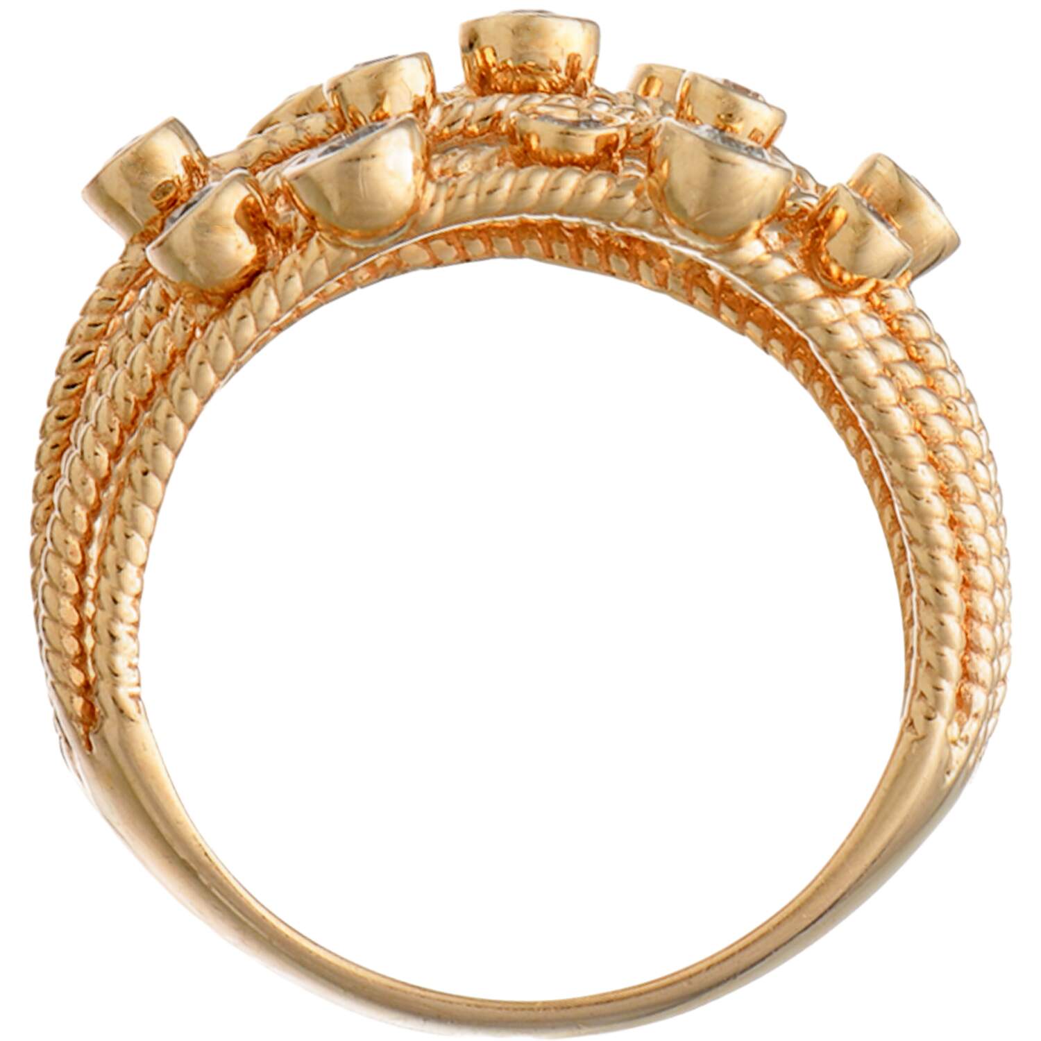 14KY Multi Diamond(0.60) Bezel Band Ring-6