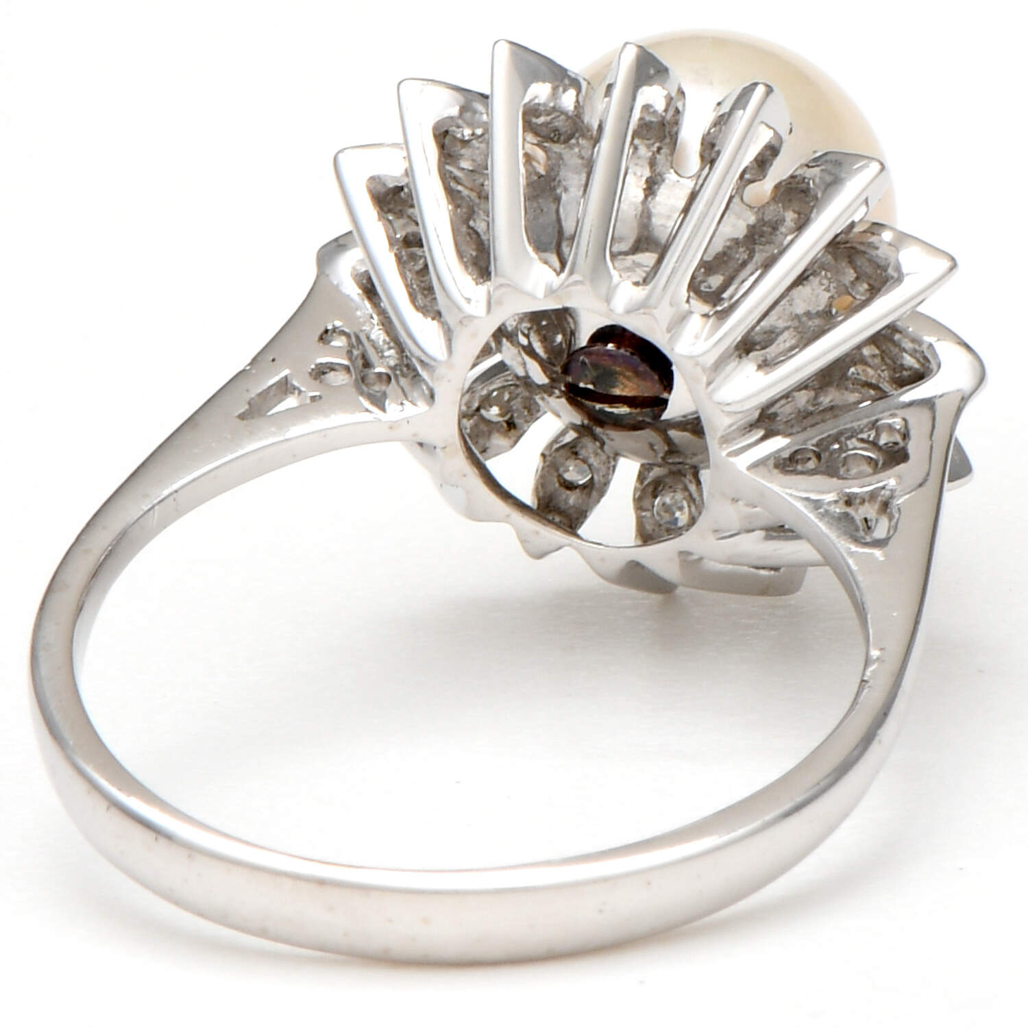 18KW Pearl(8.8 mm) & Diamond(0.08) Ring-2