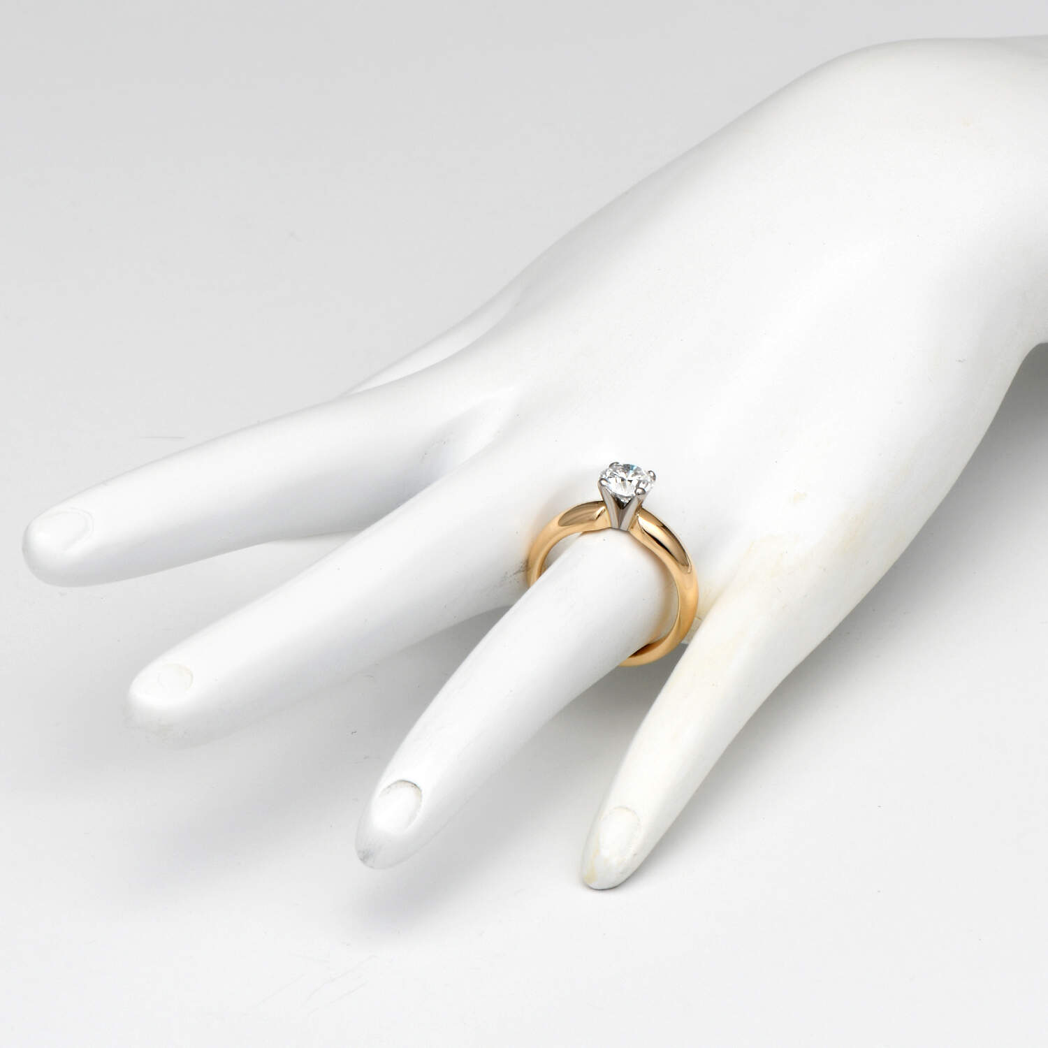 18KY Jabel Diamond(1.13) Solitaire Engagement Ring-5