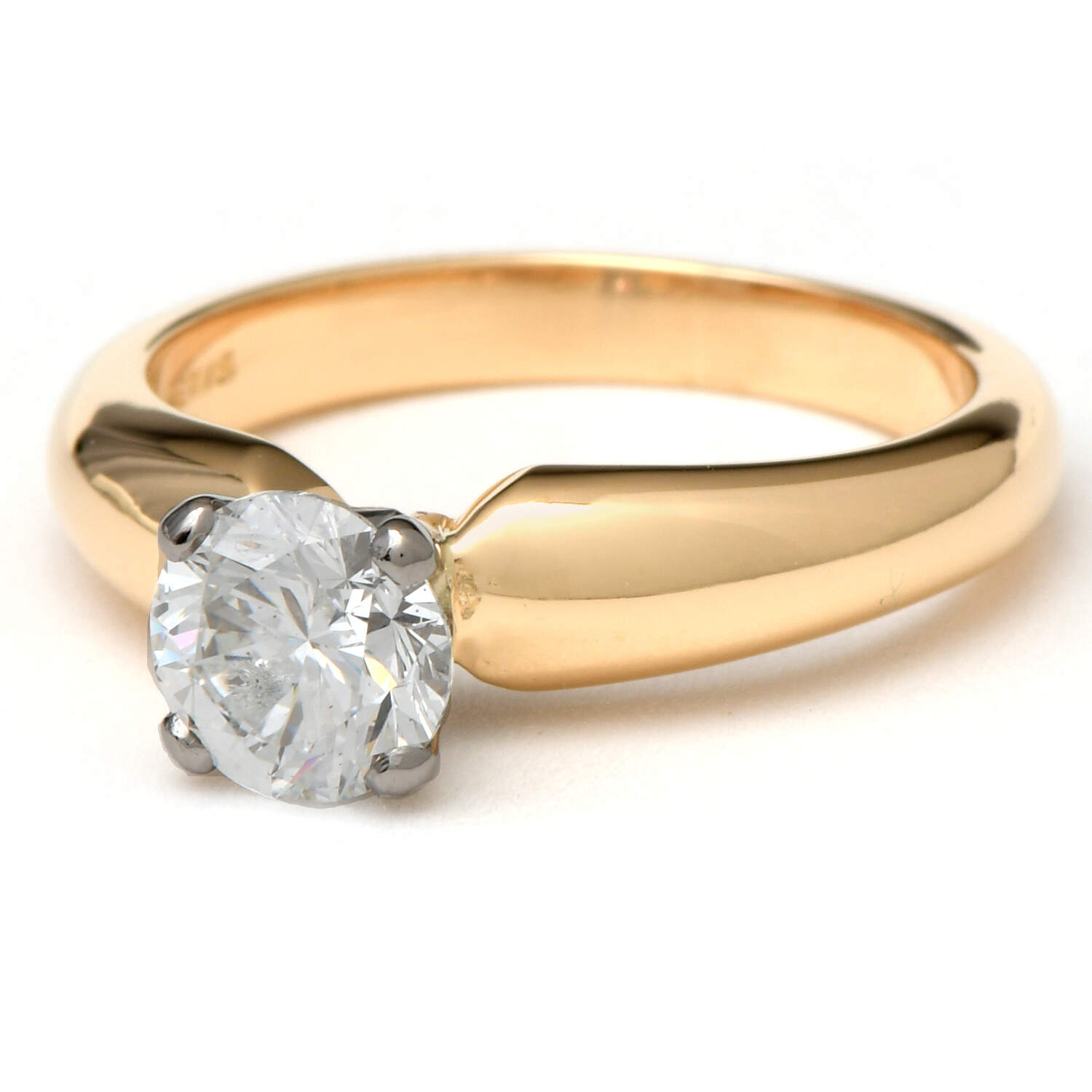 18KY Jabel Diamond(1.13) Solitaire Engagement Ring-1