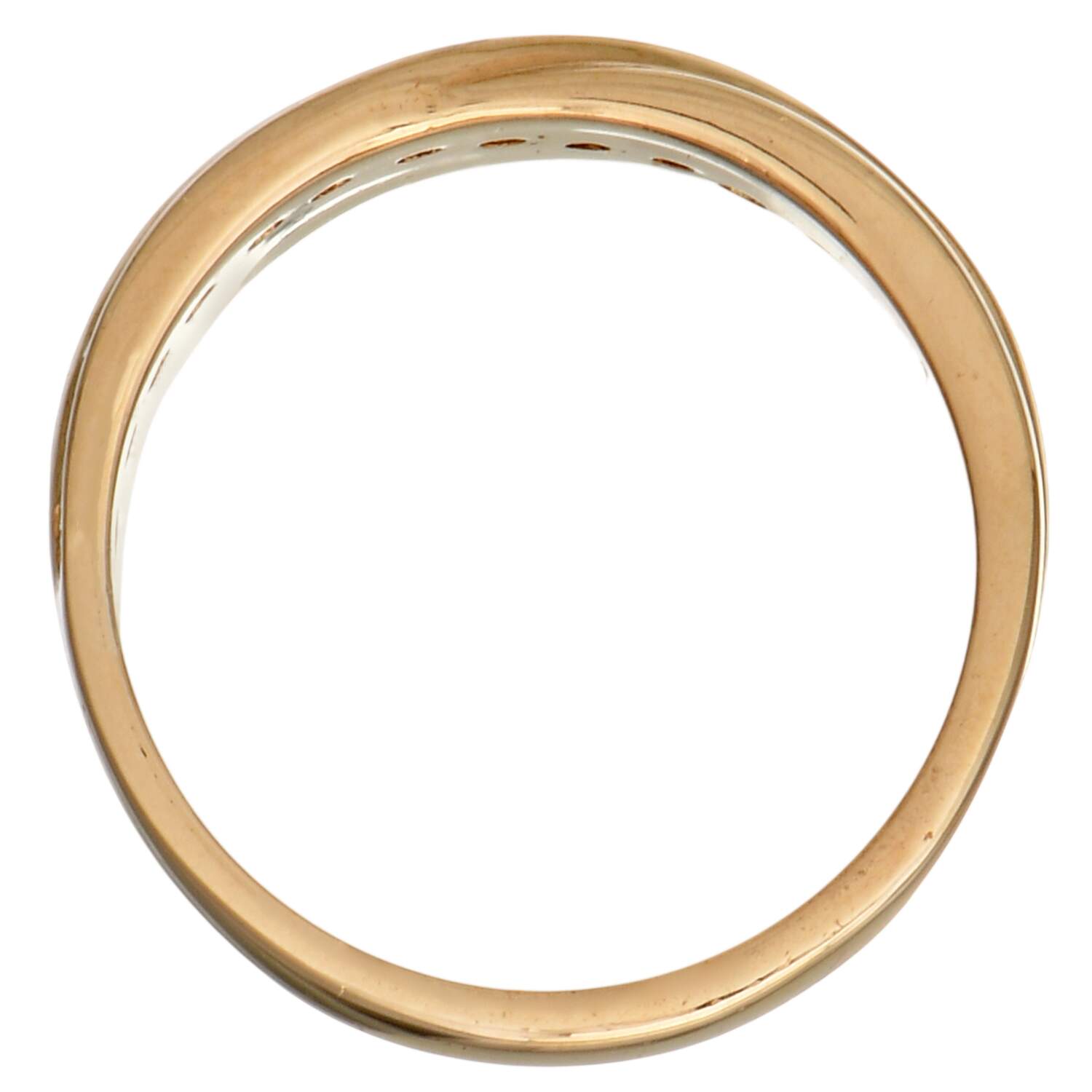 14KY Diamond(0.25) Curve Channel Band Ring-5