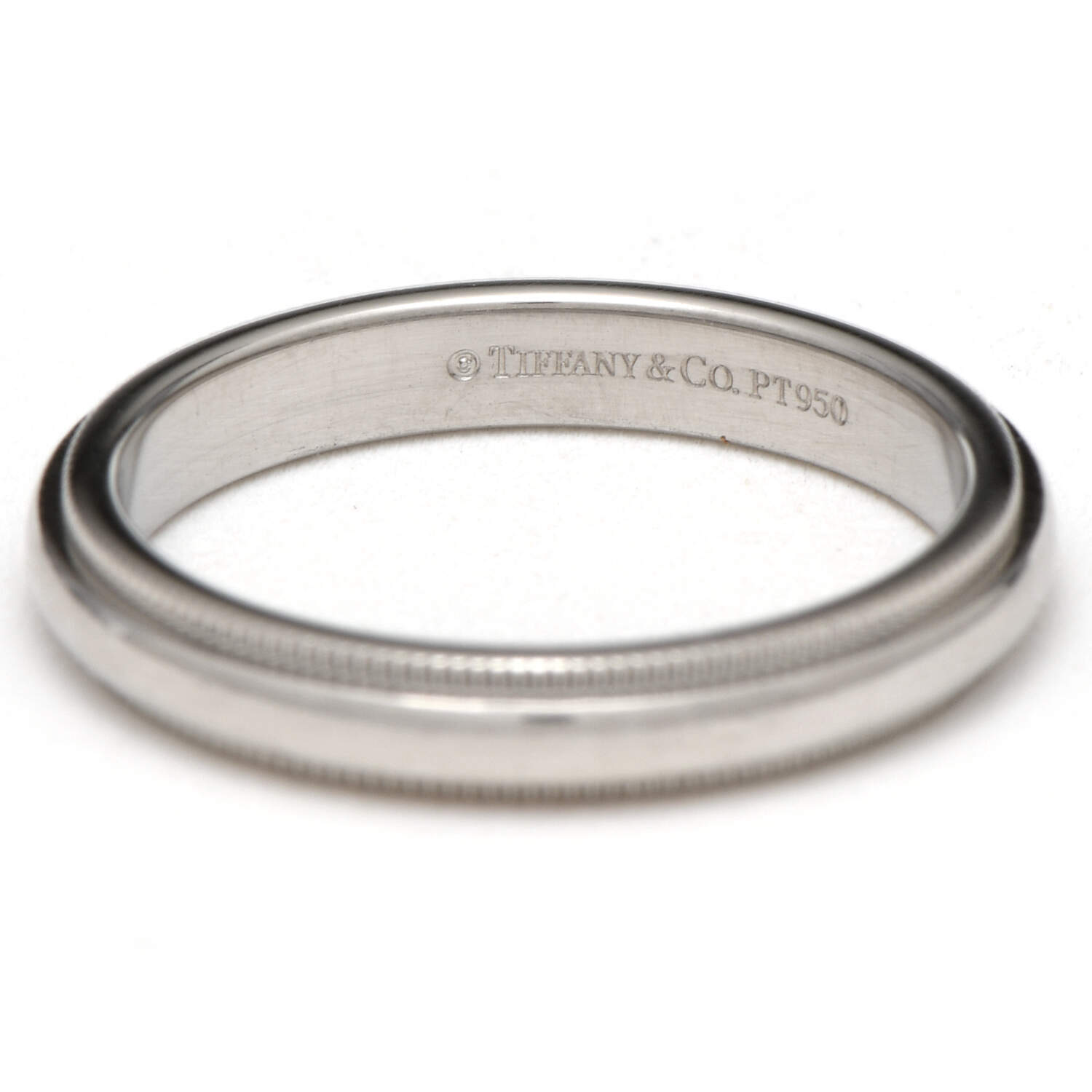 Platinum Tiffany & Co. "Together" 3mm Band Ring-2