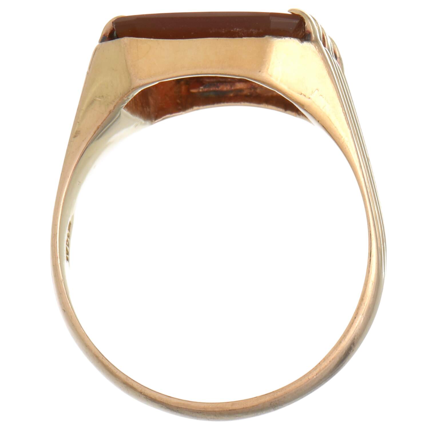16KY Carnelian(6.65) Signet Ring-5