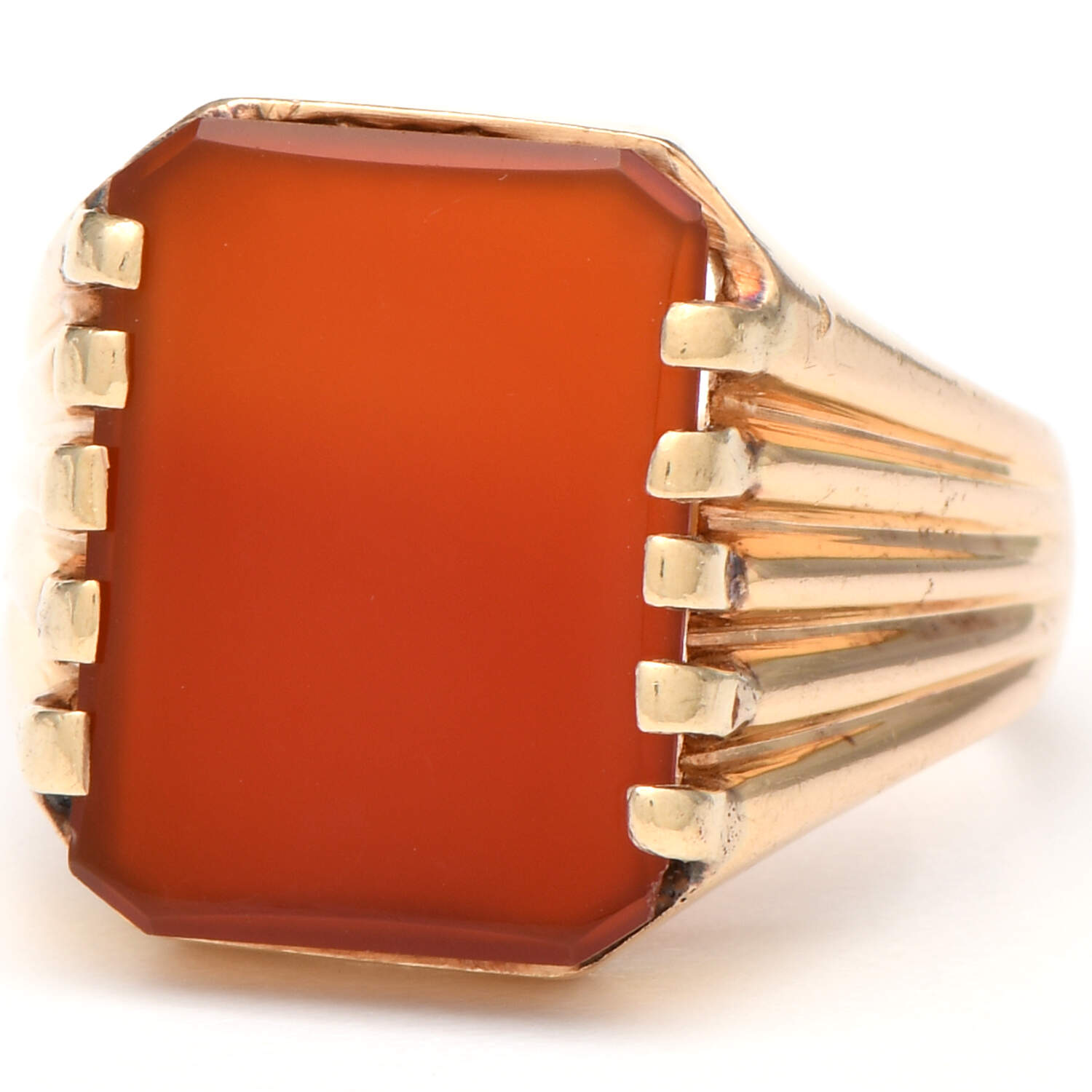 16KY Carnelian(6.65) Signet Ring-1