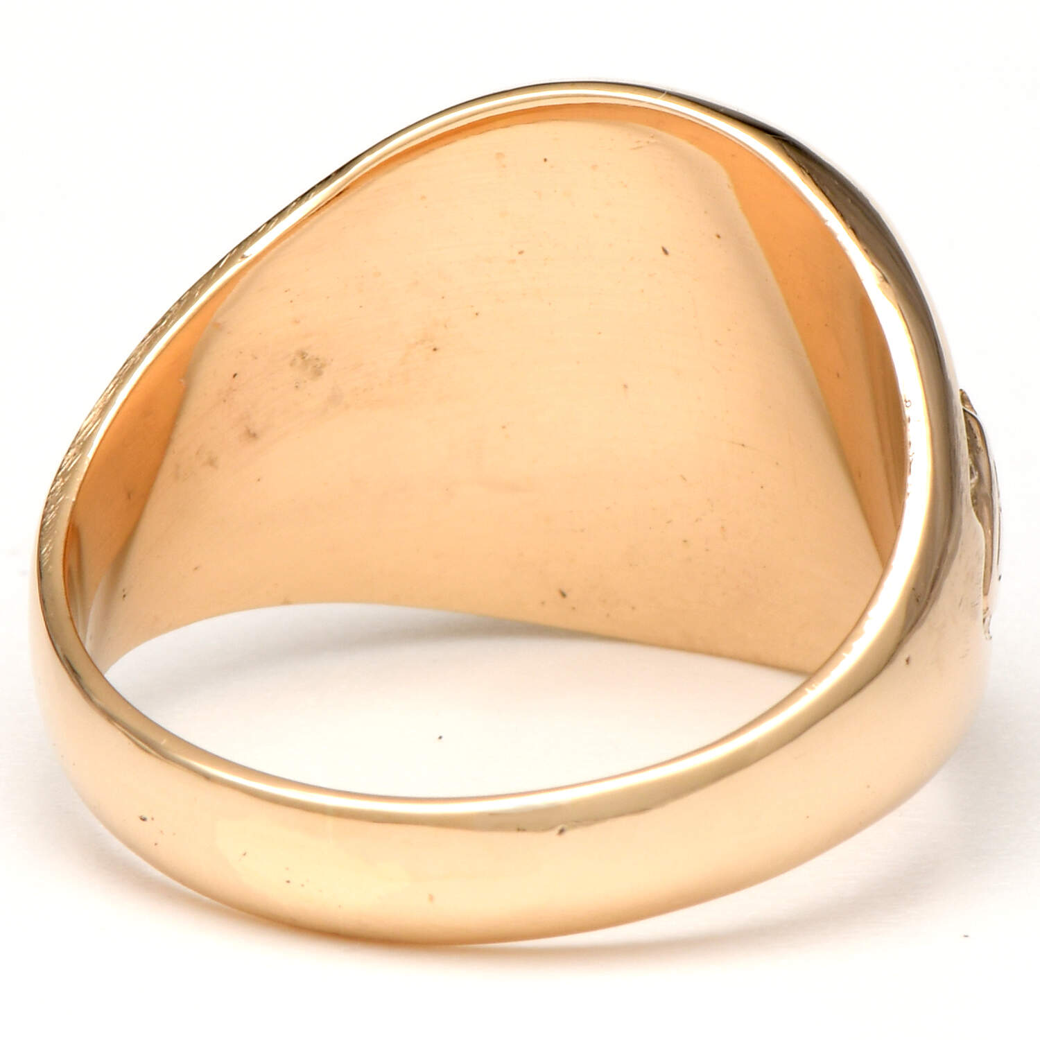 14KYW Vintage Master Mason Blue Lodge Masonic Ring-2
