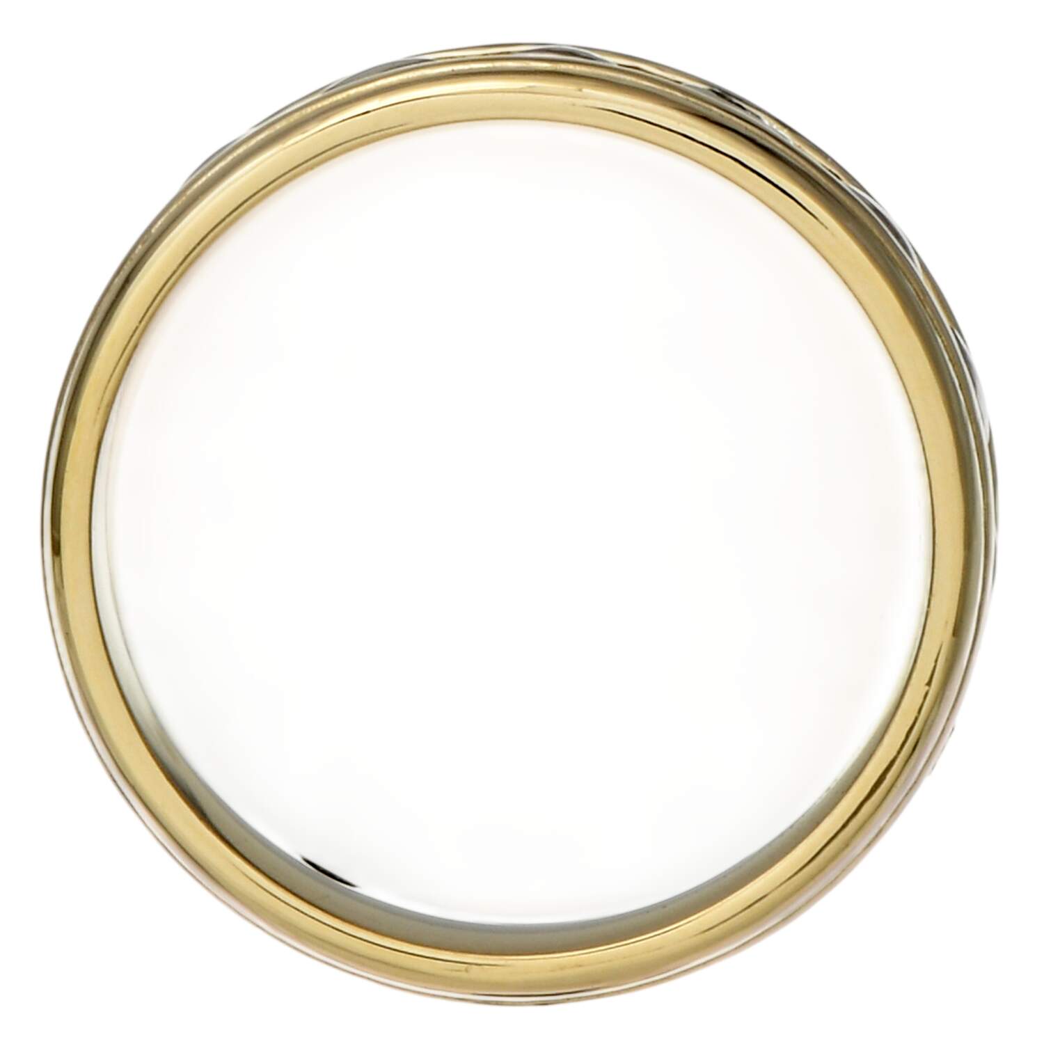 14KYW Geometric Diamond(0.08) Band Ring-3
