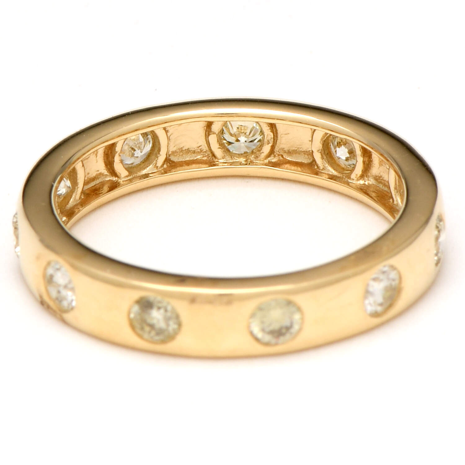 14KY Diamond (0.66) Eternity Band Ring-3