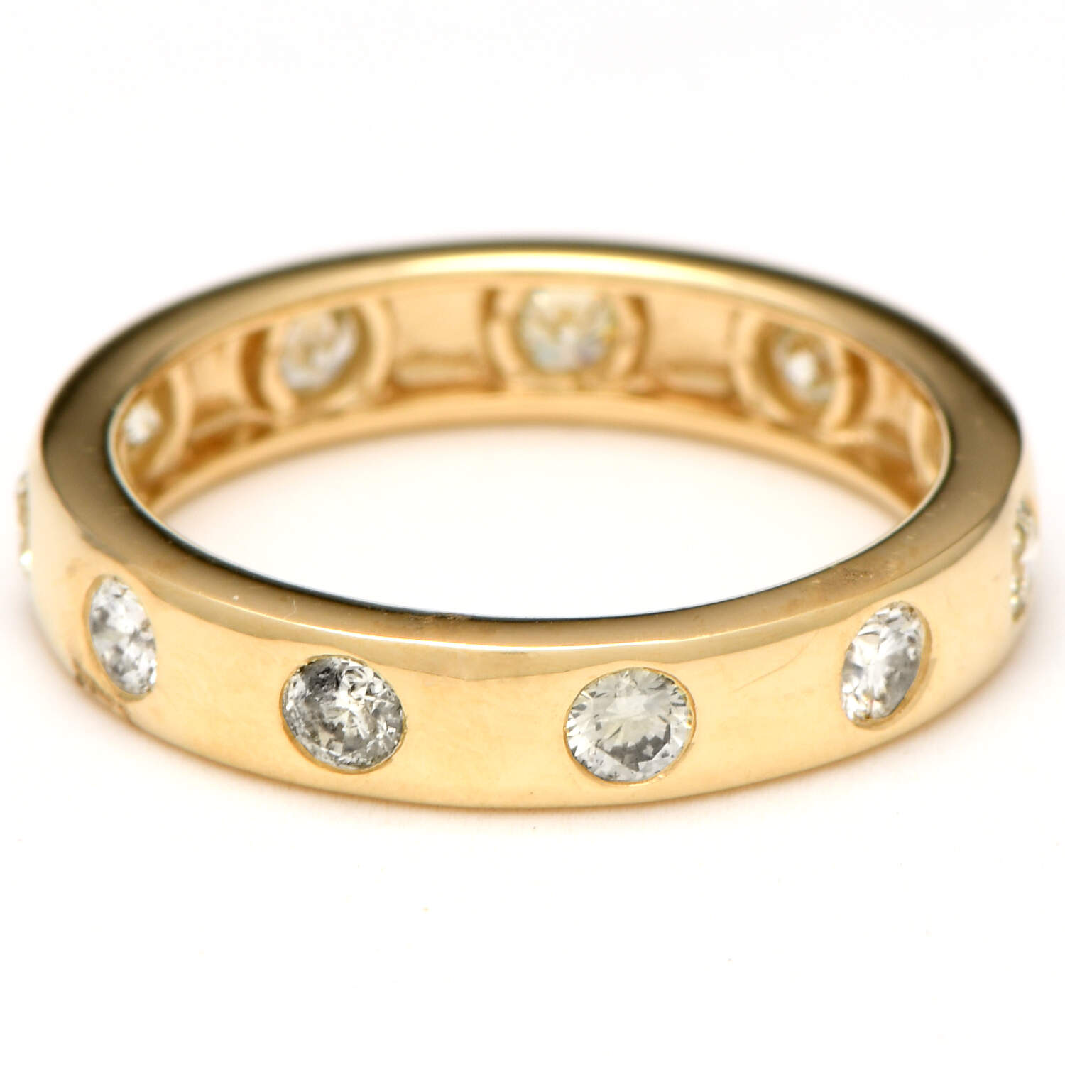 14KY Diamond (0.66) Eternity Band Ring-2