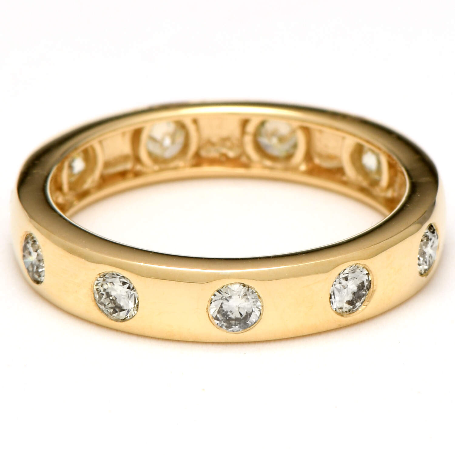 14KY Diamond (0.66) Eternity Band Ring-1