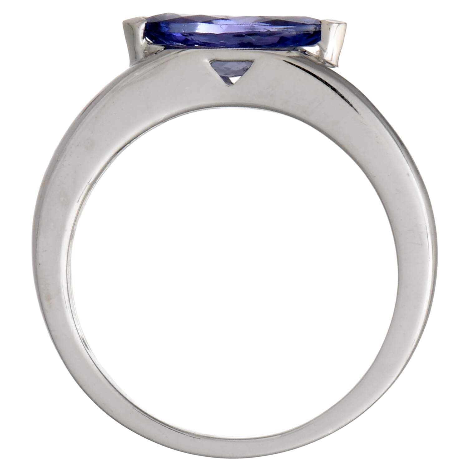 18KW Marquise Tanzanite (1.0) East-West Ring-5