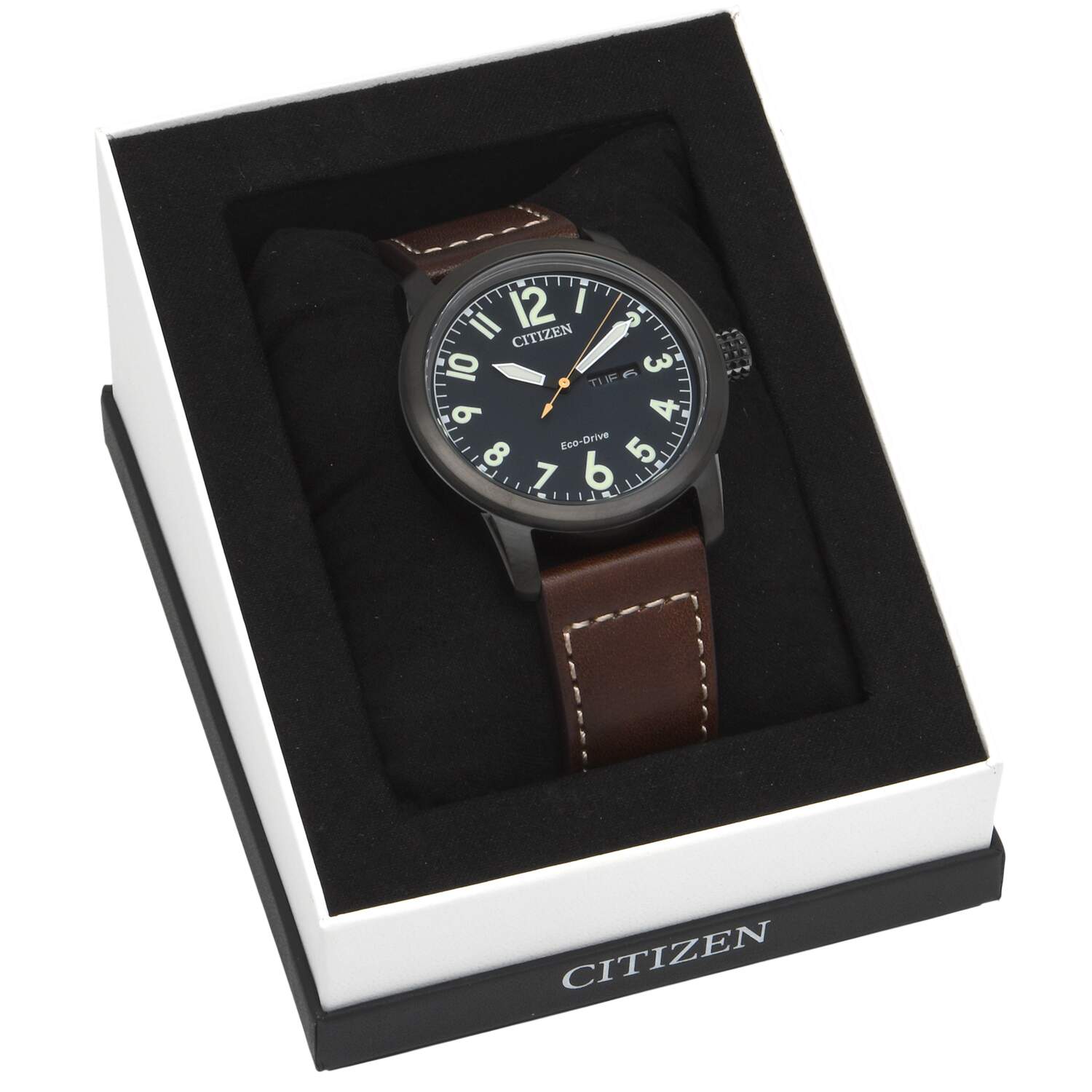 Citizen Mens Eco Drive Garrison BM8478-01L with Blue dial-11