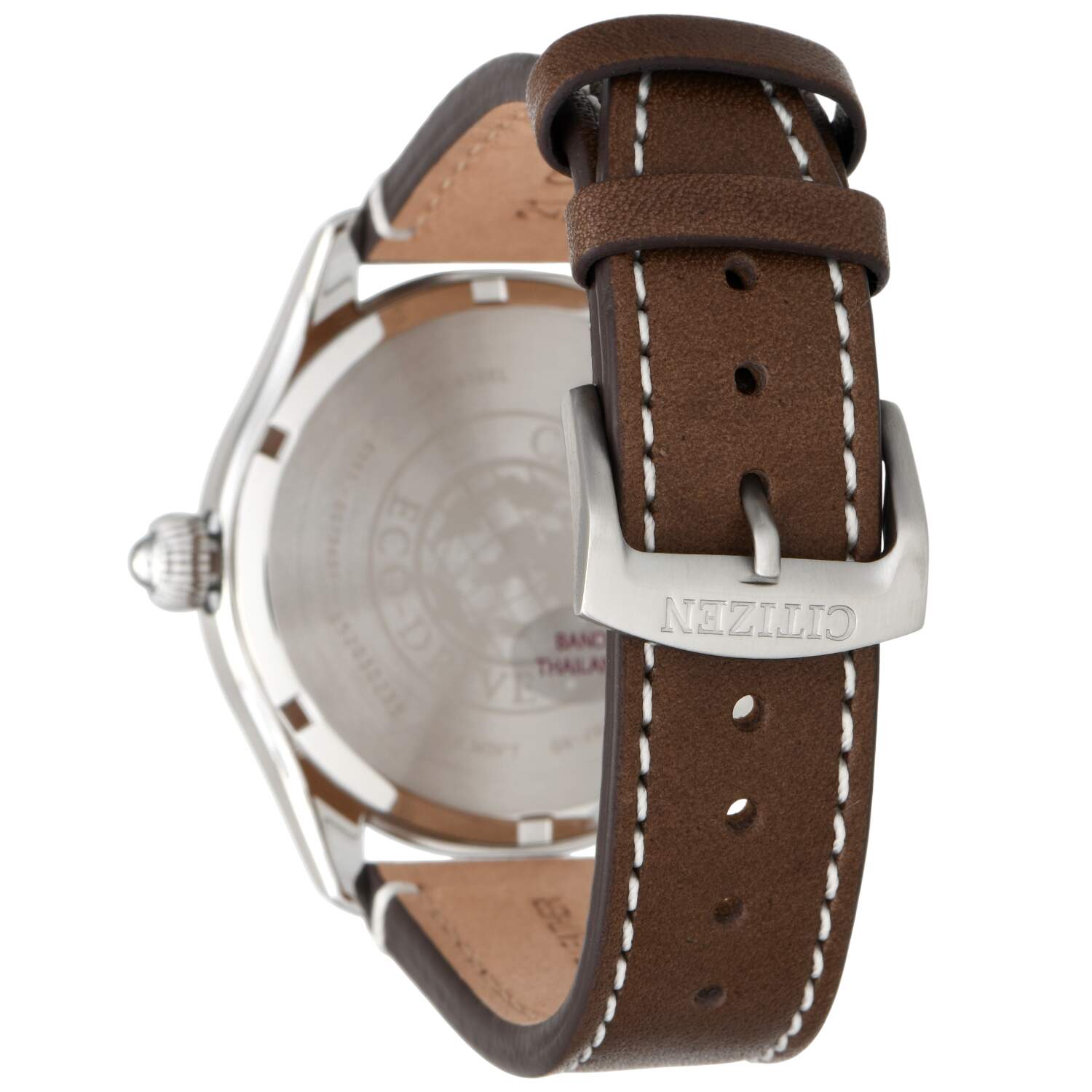 Citien Mens Eco Drive Garrison BM6838-09X with Green Dial-4