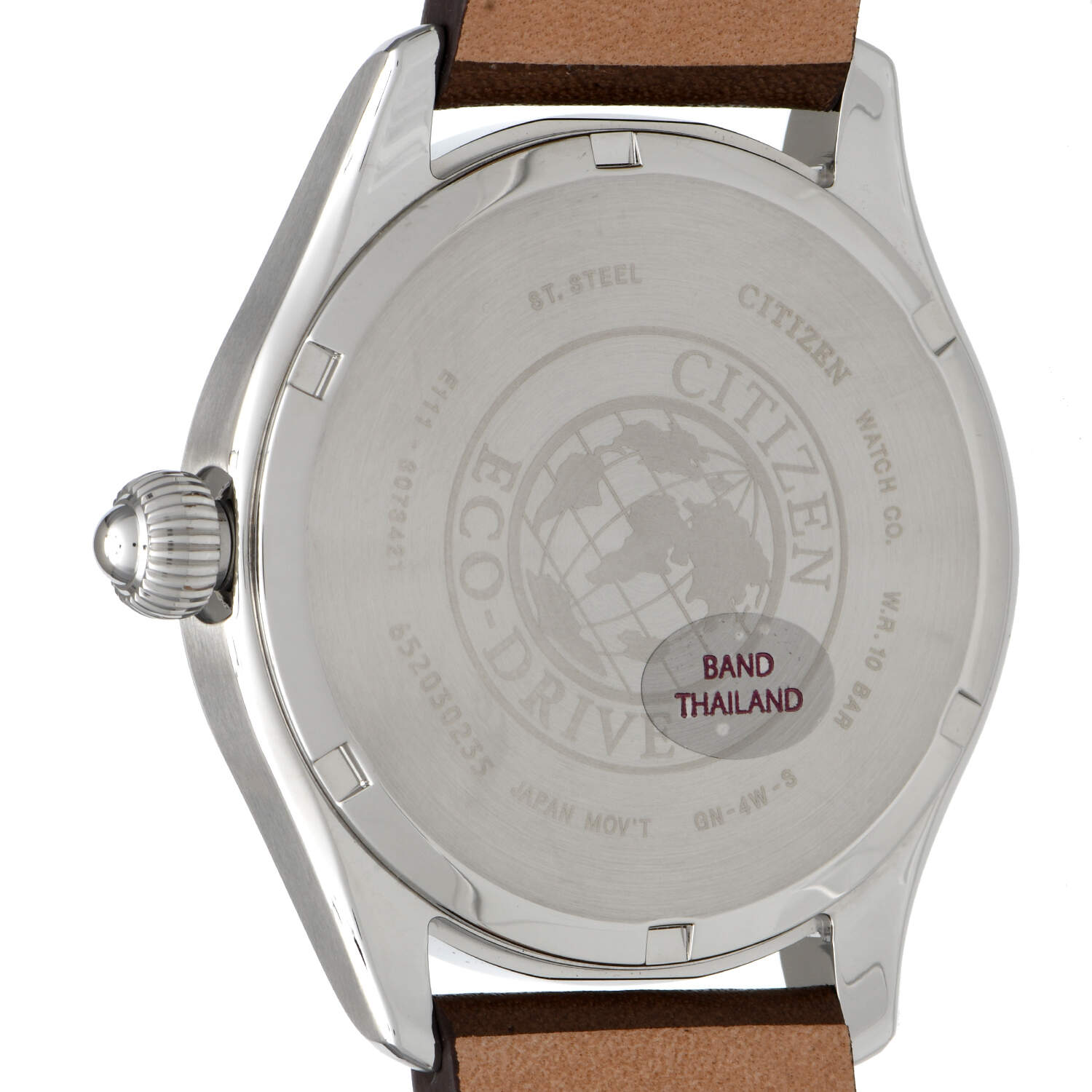 Citien Mens Eco Drive Garrison BM6838-09X with Green Dial-3