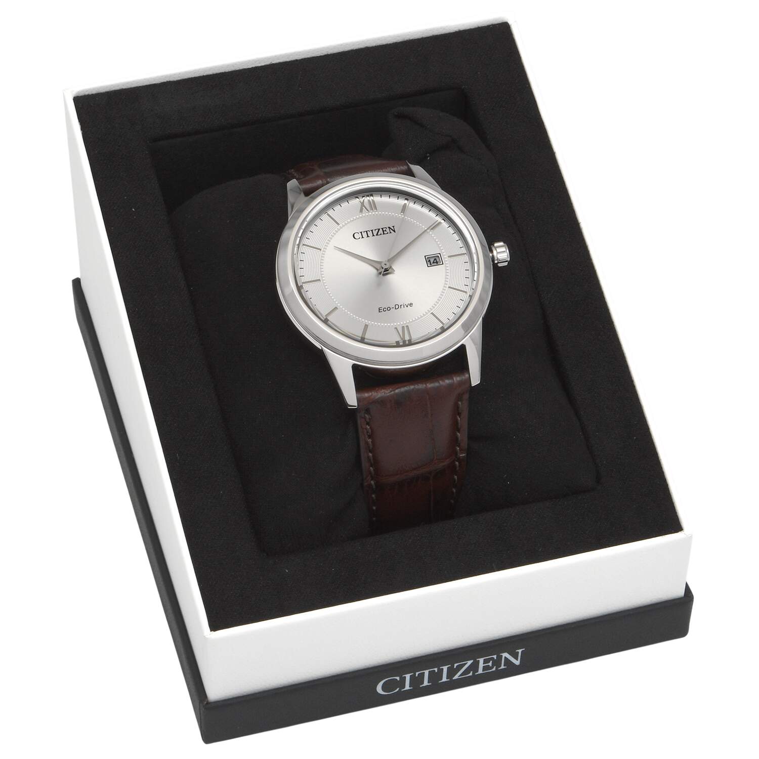 Citizen Mens Eco Drive Classic AW1780-25A with Silver dial-10