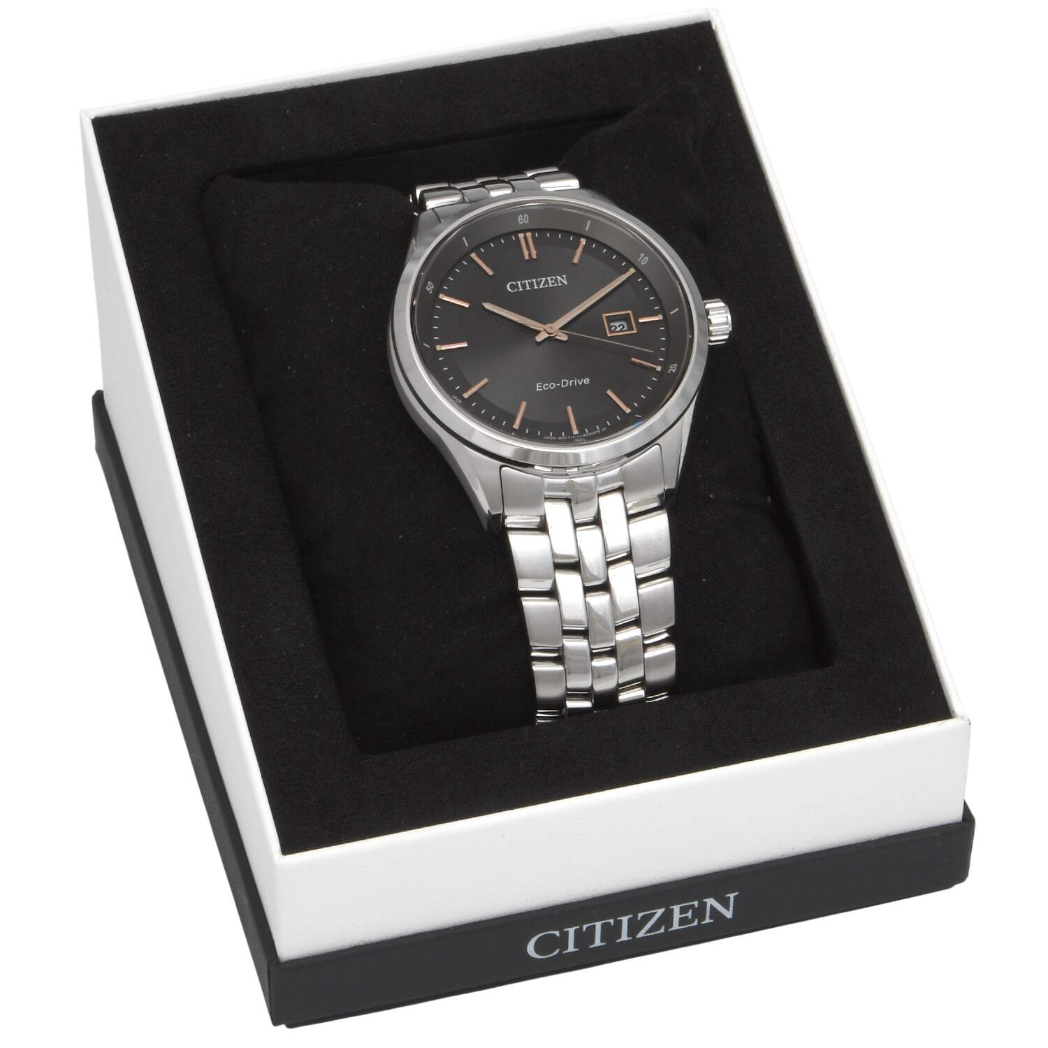 Citizen Mens Eco Drive Addysen BM7251-53H with Gray Dial-10