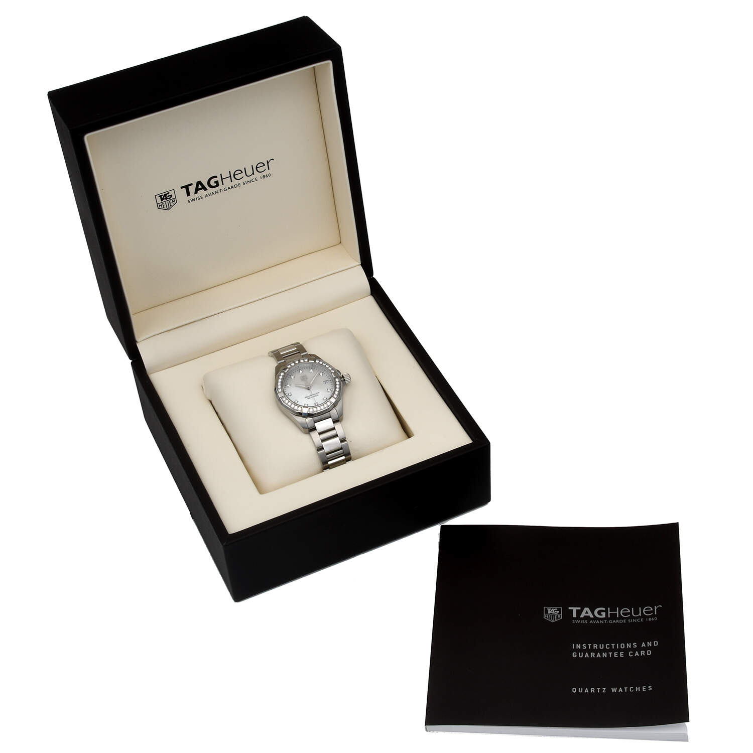 TAG Heuer Aquaracer Quartz Mother of Pearl with Diamonds-11