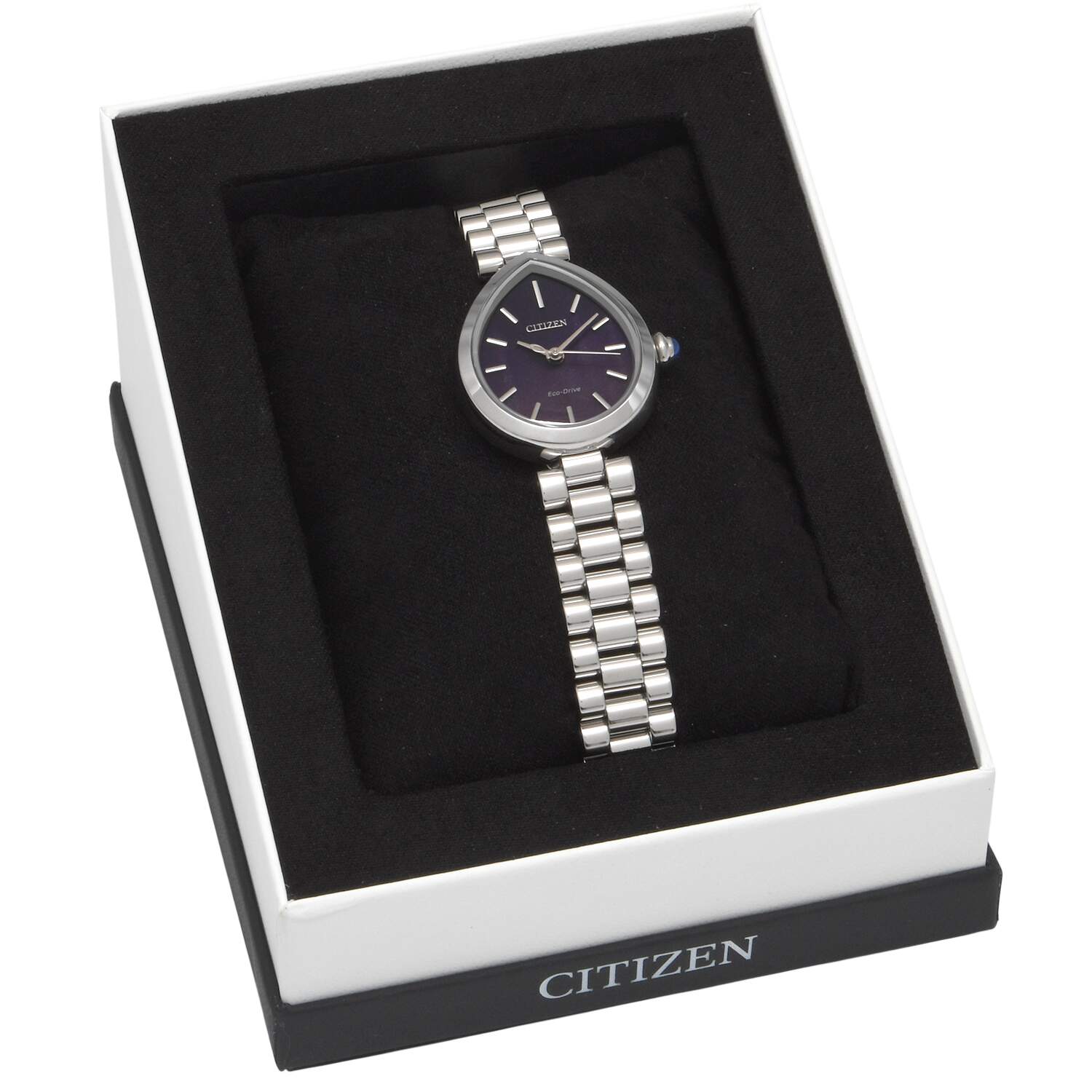 Citizen Ladies Eco Drive Rainell with Purple Dial-10