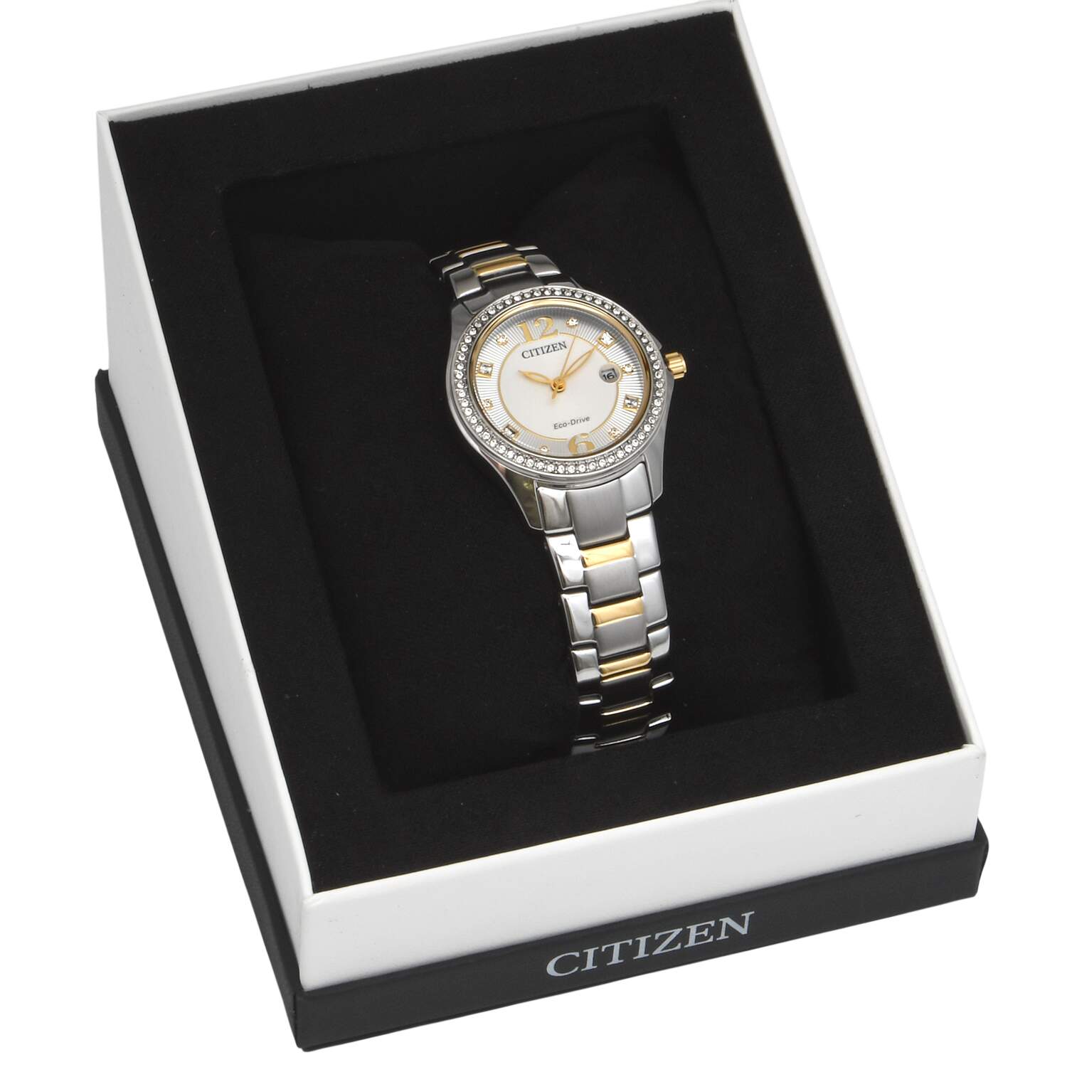Citizen Ladies Eco Drive Silhouette Crystal watch-9