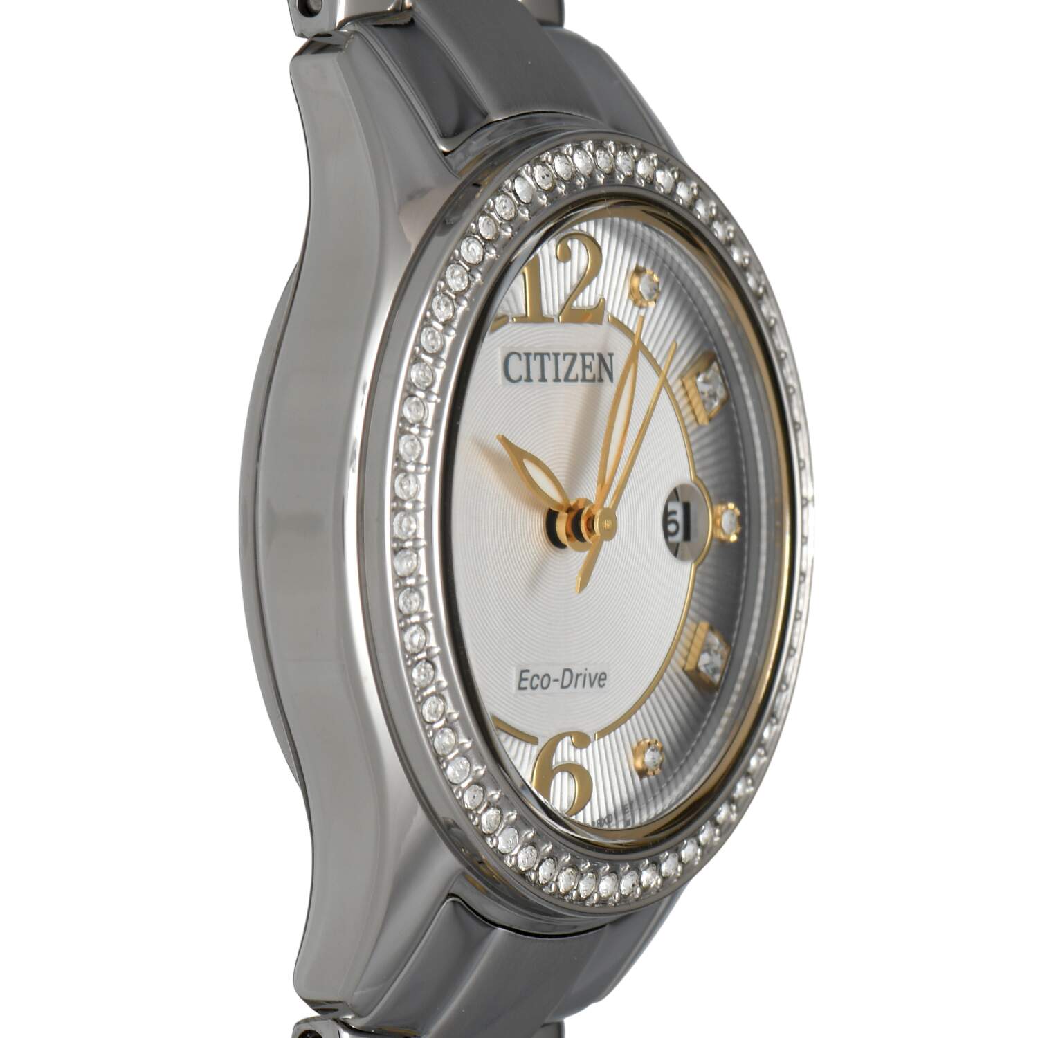 Citizen Ladies Eco Drive Silhouette Crystal watch-5