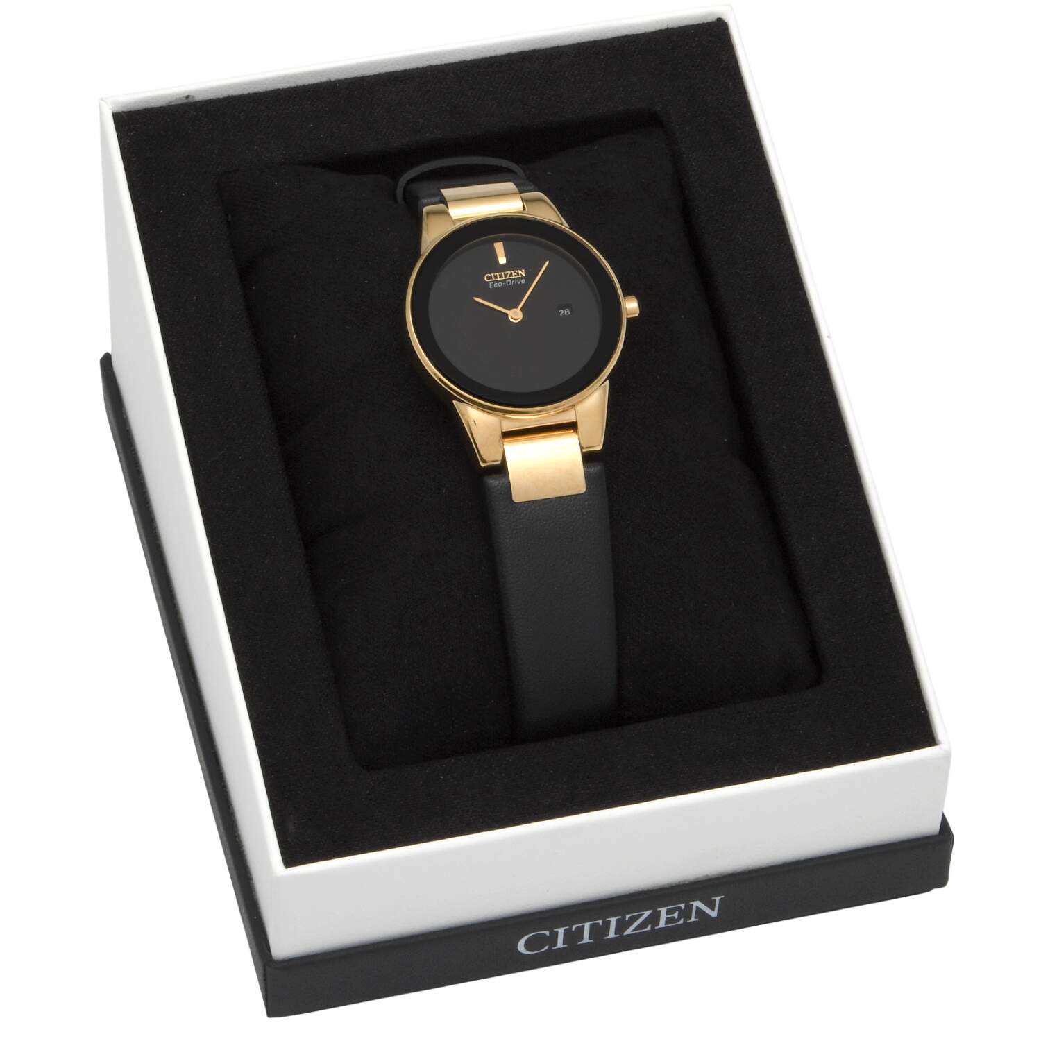 Citizen Ladies Eco Drive Axiom Yellow Gold PVD-10