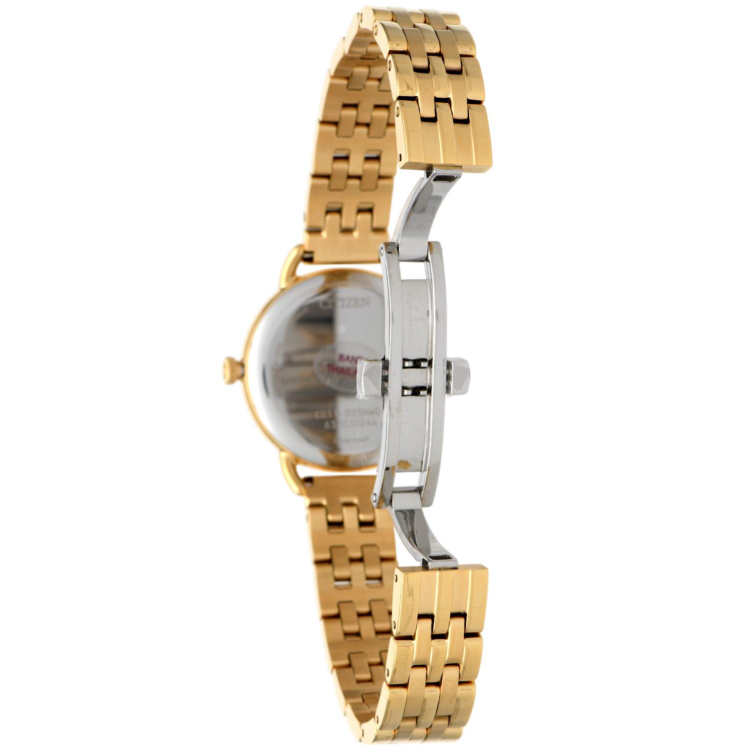 Citizen Ladies Eco Drive Classic Coin Edge Gold PVD-4