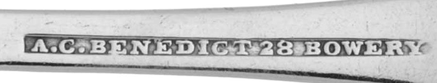 Coin Silver Flatware Teaspoon by Andrew C. Benedict-3
