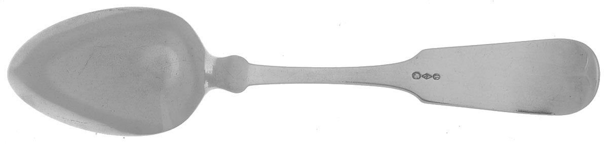 Coin Silver Flatware Dessert/Oval Soup Spoon by Albert Coles-2