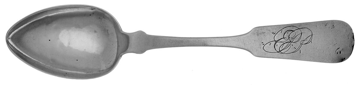 Coin Silver Flatware Teaspoon by Abraham Fellows-1
