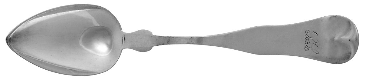 Coin Silver Flatware Teaspoon by Amos Sanborn-6