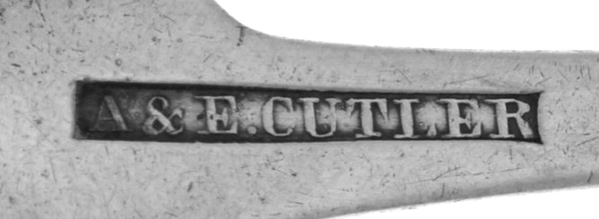 Coin Silver Flatware Teaspoon by A & E Cutler-4