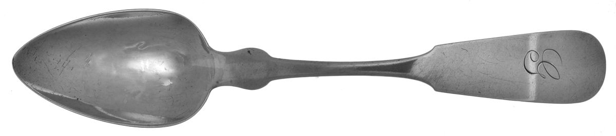 Coin Silver Flatware Teaspoon by A & E Cutler-1