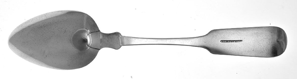Coin Silver Flatware Tablespoon (Serving Spoon) by Atkins and Labagh-2