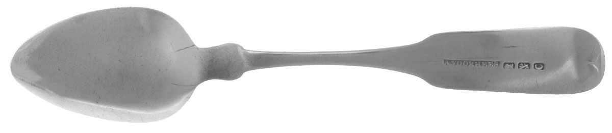 Coin Silver Flatware Teaspoon by Abraham Voorhees-2