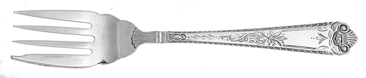 Birks Silver George II-Engraved (Sterling, 1998) Individual Salad Fork