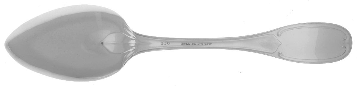 Coin Silver Flatware Tablespoon (Serving Spoon) by Ball Black & Co-2