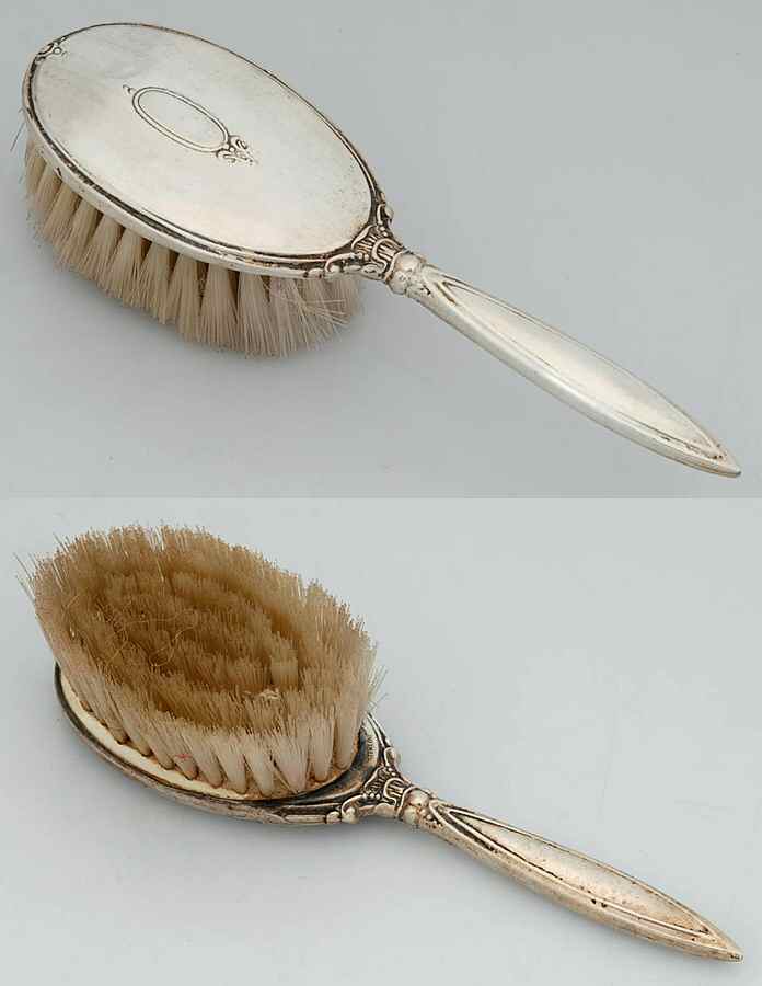Birks Silver Sterling Hollowware Baby Brush