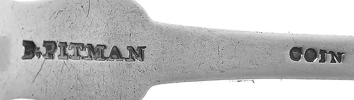 Coin Silver Flatware Teaspoon by Benjamin Pitman-3