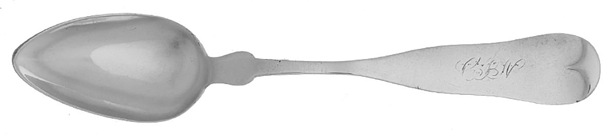 Coin Silver Flatware Teaspoon by Benjamin Pitman-1
