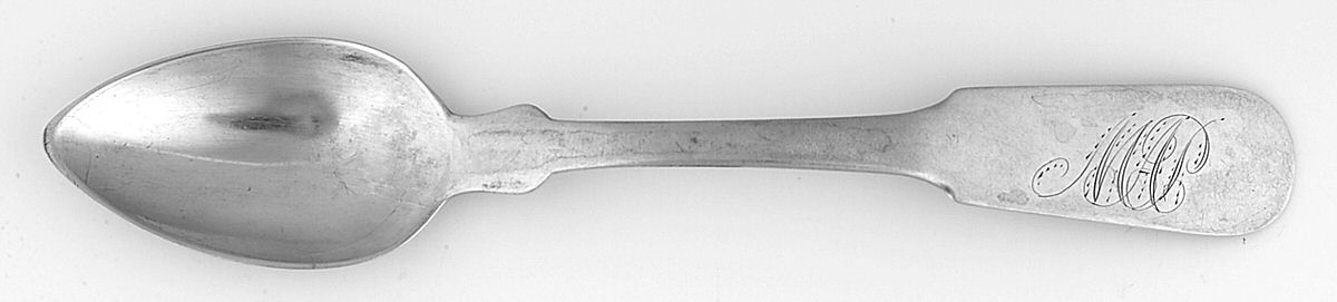 Coin Silver Flatware Teaspoon by Benjamin Goodwin-1