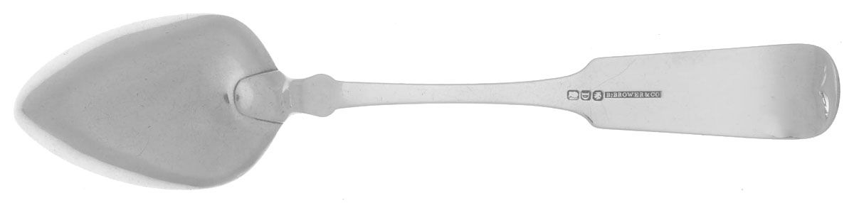 Coin Silver Flatware Teaspoon by B. Brower & Co.-2