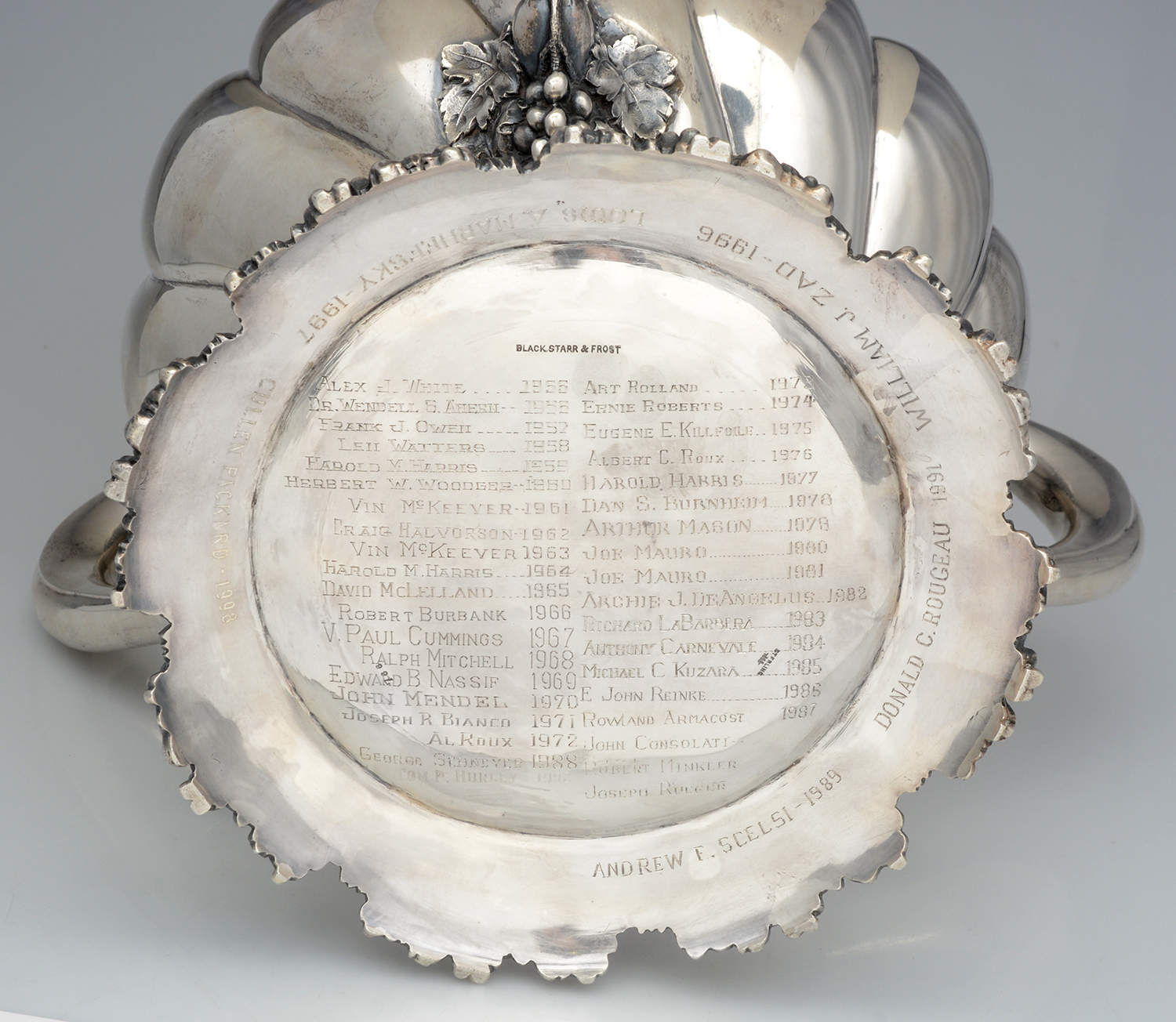 BTF17 (Sterling, Hollowware) Presentation Trophy/Loving Cup by Black Starr & Frost-2