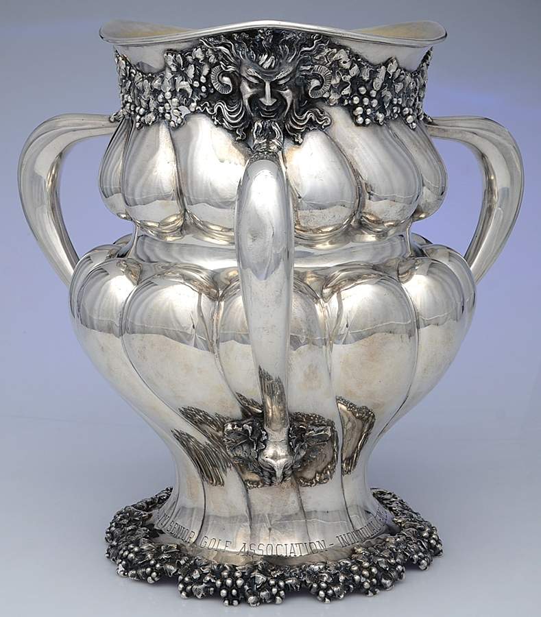 BTF17 (Sterling, Hollowware) Presentation Trophy/Loving Cup by Black Starr & Frost-4