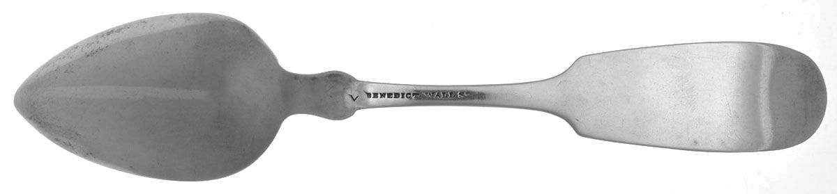 Coin Silver Flatware Teaspoon by Samual W. Benedict-2