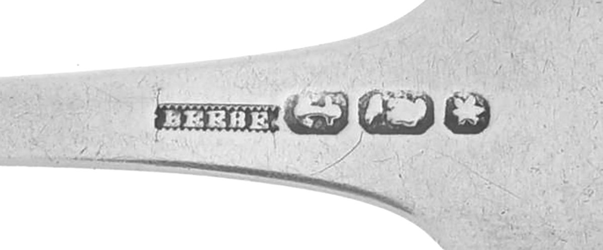 Coin Silver Flatware Tablespoon (Serving Spoon) by Beebe (Coin)-3